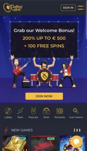 rollingslots mobilne
