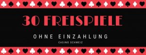 30 Freispiele ohne Einzahlung
